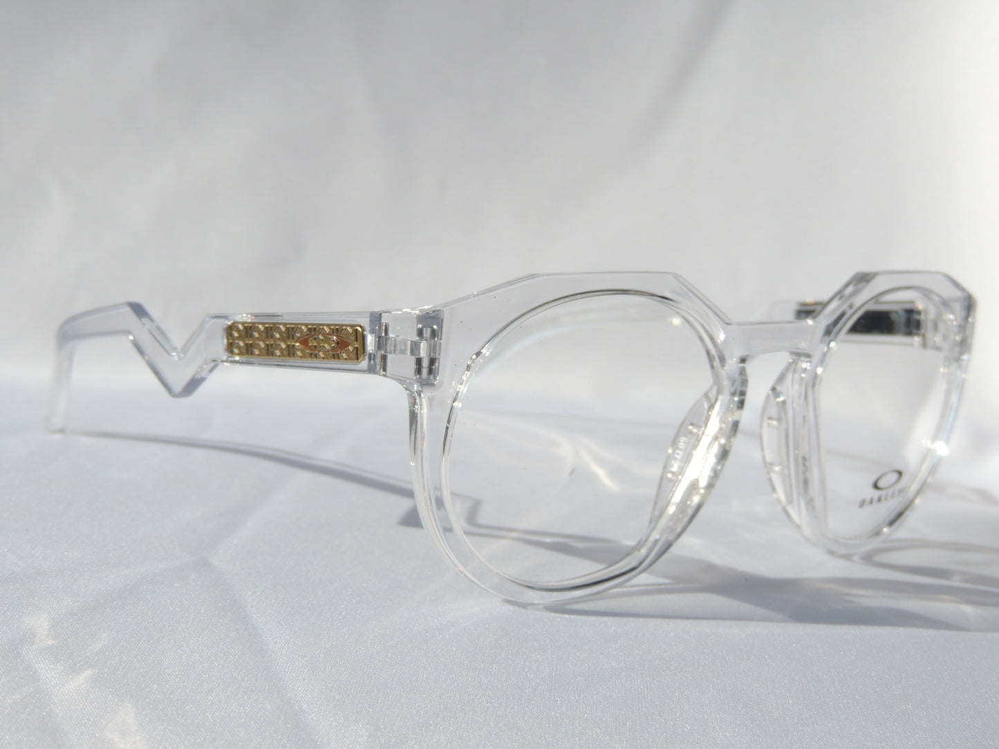 ARMAZÓN OAKLEY REDONDOS- TRANSPARENTES